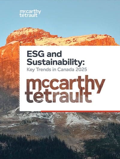 ESG and Sustainability: Key Trends in Canada 2025