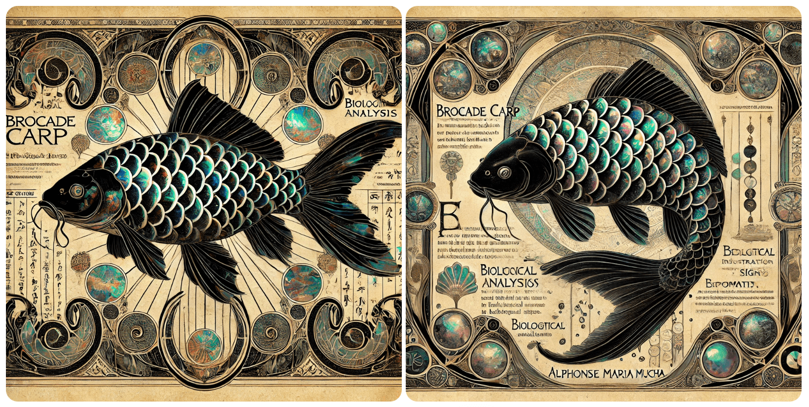 Black Opal Brocade Carp