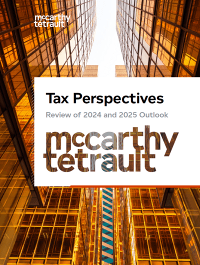 Tax Perspectives: Review of 2024 and 2025 Outlook