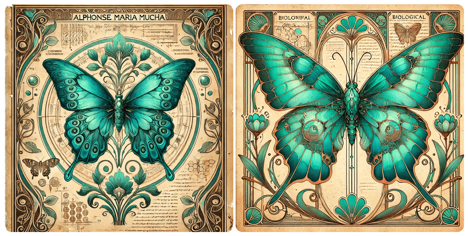 Turquoise Butterfly